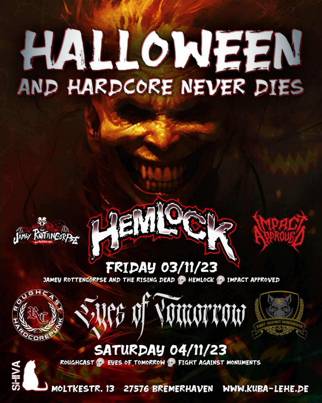Halloween featuring Hardcore Never Dies Veranstaltungsbild