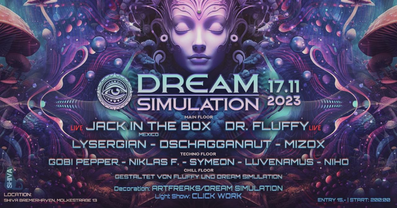Dream Simulation Veranstaltungsbild